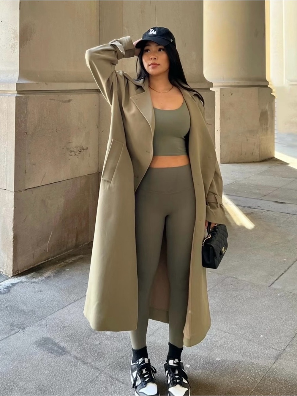 OAK + FORT Oversized Trench Coat